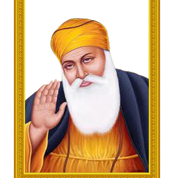 Guru Nanak Devji Gold Plated LCD Screen Solar Pictures(FREE SHIPPING)