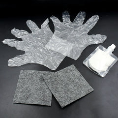 Nano Magic Car Scratch Remover Cloth, Multipurpose Scratch Repair Cloth, Cloth For Car Paint Scratch Repair, Easy To Repair Slight Scratches On The Surface Polishing Repeatable Use For All Kinds Of Car (45 ML Repair Solution, 2 Gloves, 2 Nano Cloth)