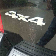 1pc 4x4 Silver Jeep Off Road Mania Badge Emblem Metal Decal Sticker Logo