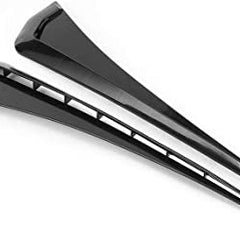 Matt Black Car Air Outlet Fender,Universal Car Fender Vent Cover Stickers Decorative Strip Fit