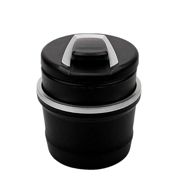 Portable Car Ashtray With Lid And Blue LED Light (1 Pc / With Color Box)