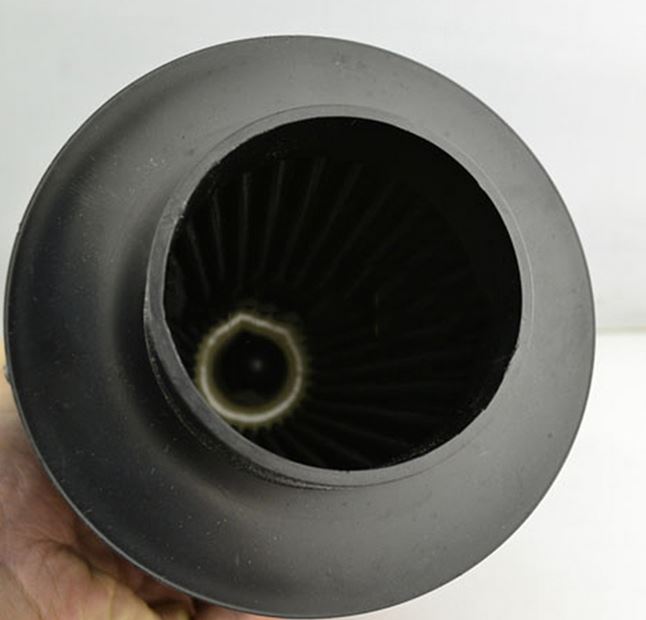 1 Set Car Air Filter Intake Modification High Flow of Pure Carbon Fiber Air Black