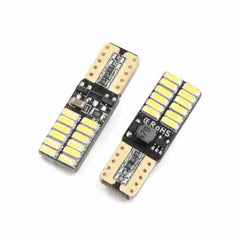 10 Pcs Canbus White T10 W5W 24 4014-Surface Mount Device-LED Car Light Bulbs Wedge Lamp 2825 194