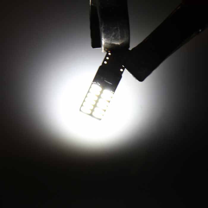 10 Pcs Canbus White T10 W5W 24 4014-Surface Mount Device-LED Car Light Bulbs Wedge Lamp 2825 194