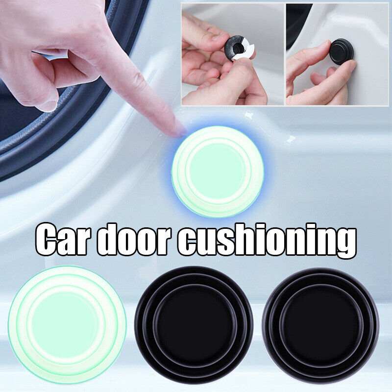 10 Pcs Car Shock Absorber Gasket Door Silicone Cushion Cushion Anti-Closing-Scratch