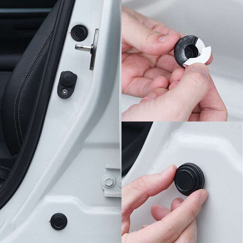 10 Pcs Car Shock Absorber Gasket Door Silicone Cushion Cushion Anti-Closing-Scratch