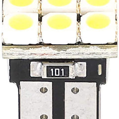 10 Pcs T10 9LEDS BLUE Car Interior LED Bulbs Instrument Lights License Plate Reading Light Width Lamp DC 12V