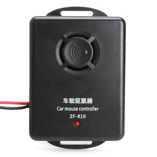 Car Ultrasonic Mouse Repeller 12V Car Truck Engine Pest Rat Repellents Rodent Controller Deterrent High-efficiency Power-saving