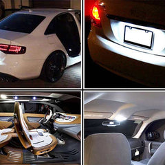 10pc White T10 6 SMD 5W CANBUS ERROR FREE Silica Silicone 194 168 LED Light Bulbs