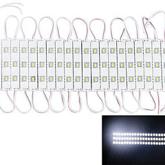 10pcs 3 LED SMD White Light 18W 1573LM 180 Degrees 5730 Injection Module Light Strip DC 12V