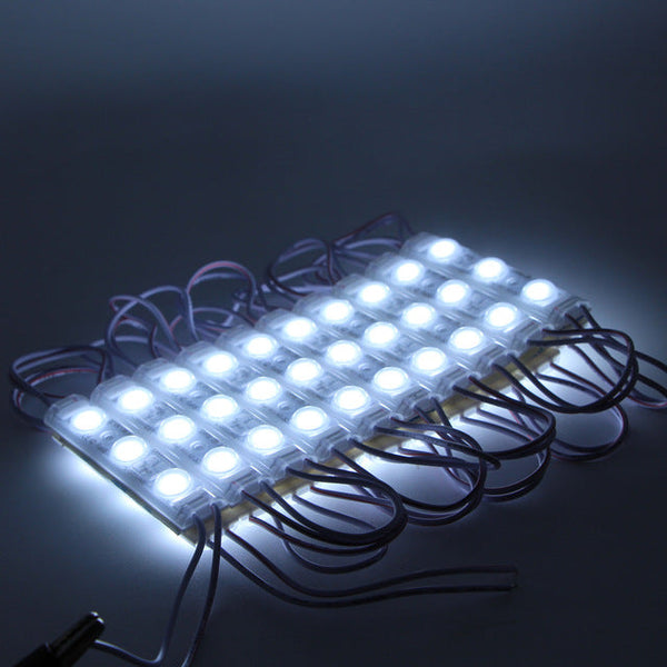 10pcs 1.5w Ip68 White Waterproof Strip Led Module Light Lamp 2835 3 LED