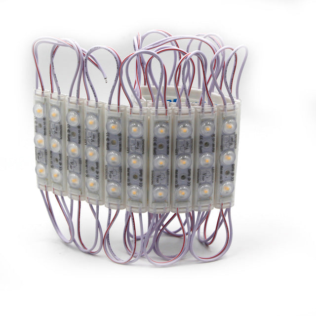 10pcs 1.5w Ip68 White Waterproof Strip Led Module Light Lamp 2835 3 LED