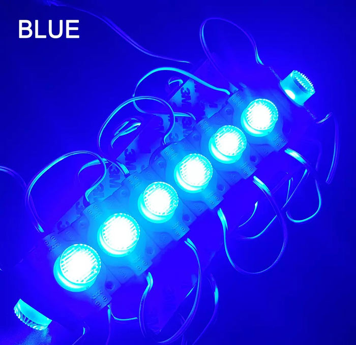 10cs Blue Spot Cob Led Module 3030 Light 1.5w Waterproof