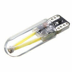 10pcs T10 White Glass 194 168 W5W COB LED Car CANBUS Glass License Plate Light Bulb White