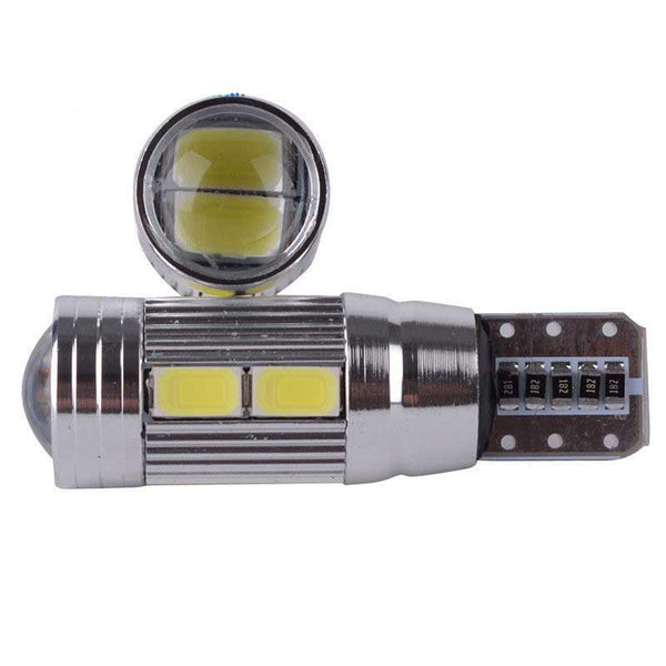 10pcs T10 White LED 10 SMD 5630 Canbus Error Free Car Wedge Light Bulb W5W 194 168(1017)