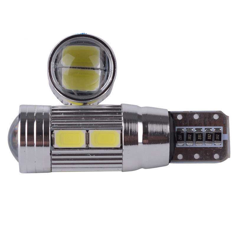 10pcs T10 White LED 10 SMD 5630 Canbus Error Free Car Wedge Light Bulb W5W 194 168(1017)