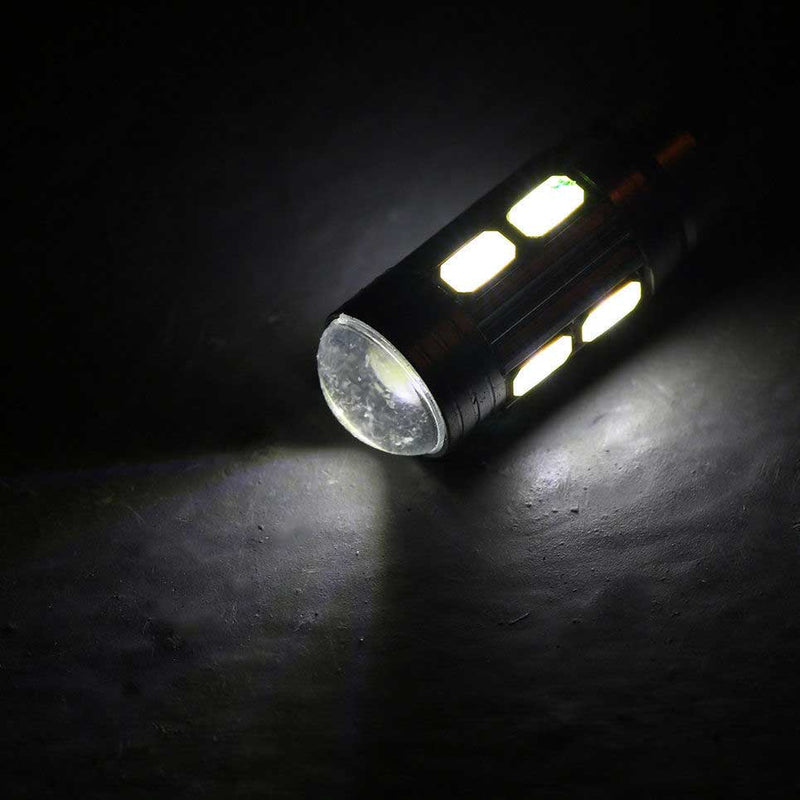 10pcs T10 White LED 10 SMD 5630 Canbus Error Free Car Wedge Light Bulb W5W 194 168(1017)