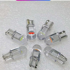 10pcs White T10 Crystal Glass LED Light Bulbs