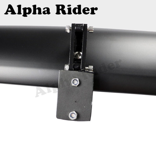 110cm/50cm Rear Wing Spoiler Lightweight Aluminum Single Deck For Hatchback Car