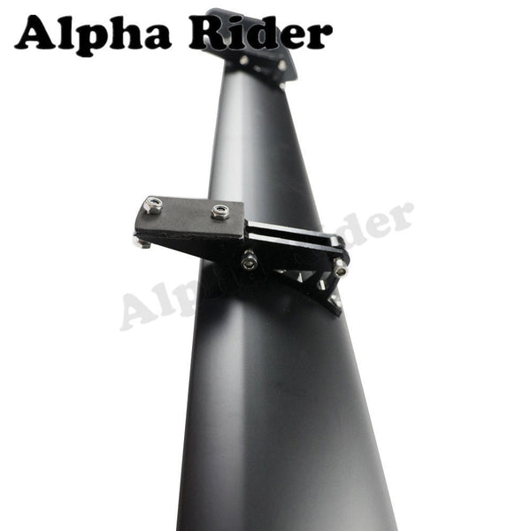 110cm/50cm Rear Wing Spoiler Lightweight Aluminum Single Deck For Hatchback Car