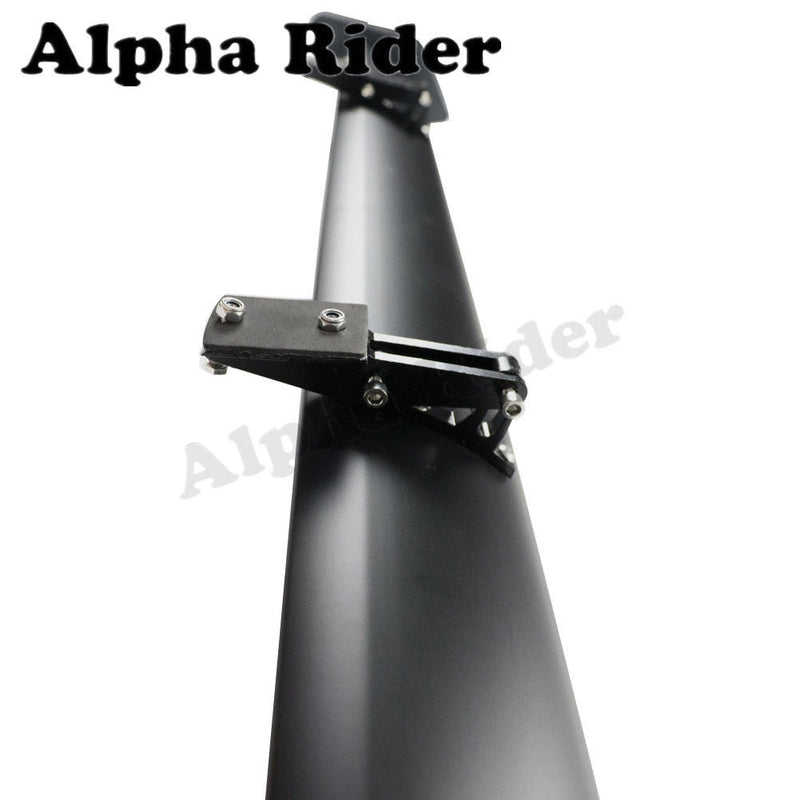 110cm/50cm Rear Wing Spoiler Lightweight Aluminum Single Deck For Hatchback Car