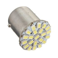 2 Pcs 22SMD LED 1156 BA15S White Tail Turn Signal Lights Reversing Bulbs