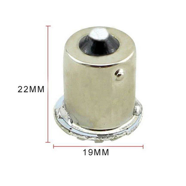 2 Pcs 22SMD Blue LED 1156 BA15S Tail Turn Signal Lights Reversing Bulbs