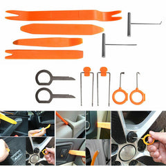 12Pcs Car Audio Door Clip Panel Trim Dashboard Kit Radio CD Removal Pry Tool Set