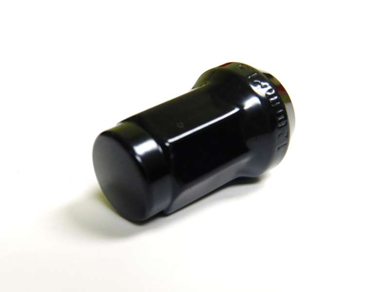 20 Pcs M12x1.5mm Black Security Locking Heptagon Closed Ended Lug Nuts for Car