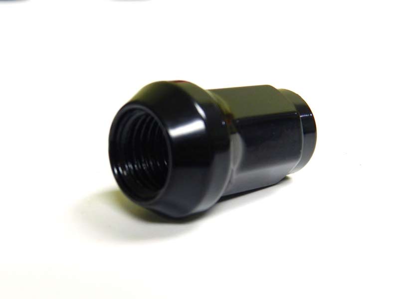 20 Pcs M12x1.5mm Black Security Locking Heptagon Closed Ended Lug Nuts for Car