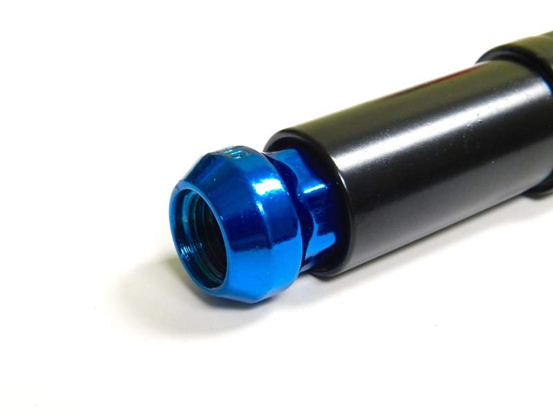 20 Pcs M12x1.5mm Blue Security Locking Heptagon Closed Ended Lug Nuts for Car