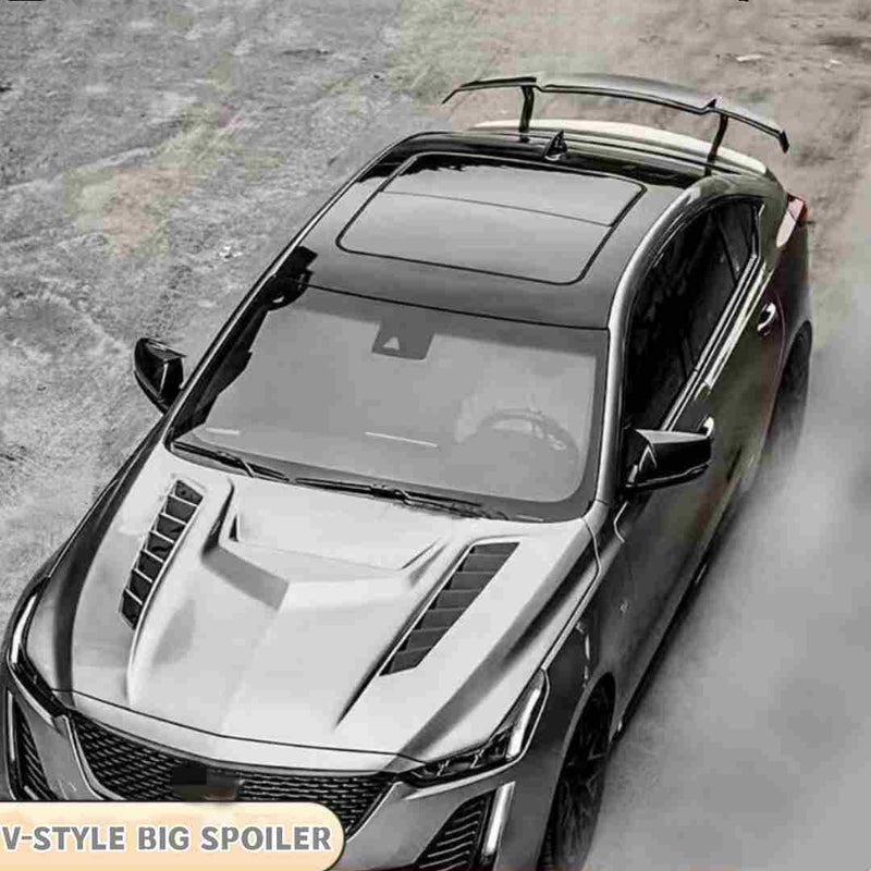 140cm Universal Car Coupe Sedan ABS Boot Racing Wing Spoiler