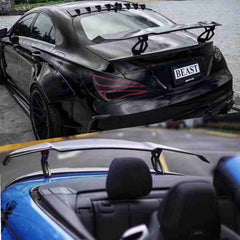 140cm Universal Car Coupe Sedan ABS Boot Racing Wing Spoiler