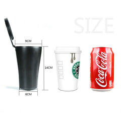 150W Car Power Inverter Cup Holder with AC Outlets and 4.8A Dual USB Charging Ports Car Adapter with Car Cigarette Lighter Socket