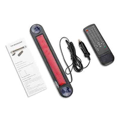 LED Display Programmable Electronic Moving Scrolling Message Sign Remote Control 12V - Red