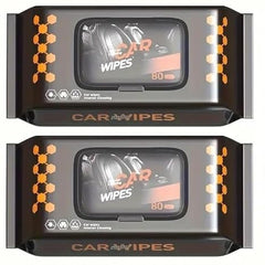 80 Pcs Premium Microfiber Car Cleaning Wipes Ultimate Interior & Exterior Care