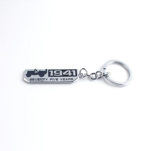 1941 3D Logo Emblem Metal Keychain For Bikes And Cars