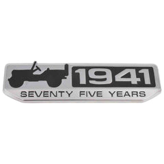 1pc Jeep Chrome-Black 