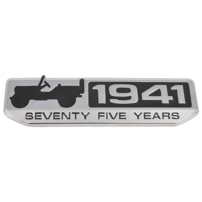 1pc Jeep Chrome-Black 