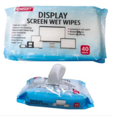 40 Pcs Streak Free & Anti Static Screen Cleaning Wipes Multipurpose Cleaner For TV, Laptop, Mobile, Tablet & Monitor