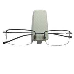 Car White Carbon Fiber Plastic Eyeglasses Sunglasses Clip Car Glasses Holder
