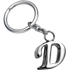 Stylish Letter D Simple Alphabet Key Ring Keychain For Car