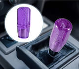 1pc Bubble Crystal Car Gear Shift Knob Manual Gear Stick Lever Knob