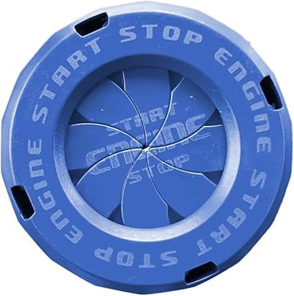 Car Push Start Button Cover Zinc Alloy Engine Start Stop Protector With Flip Design
