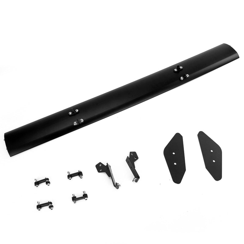 1pc 110CM 43'' Universal Aluminum Lightweight GT Rear Hatchback Racing Spoiler Wing