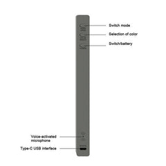 1pc 32 LED RGB Car Voice Activated Pickup Music Rhythm Light Atmosphere Light Party