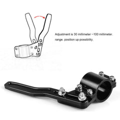 1pc Black Car Styling Adjustment Steering Wheel Turn Rod Extension Tool Signal Lever Position Up Kit