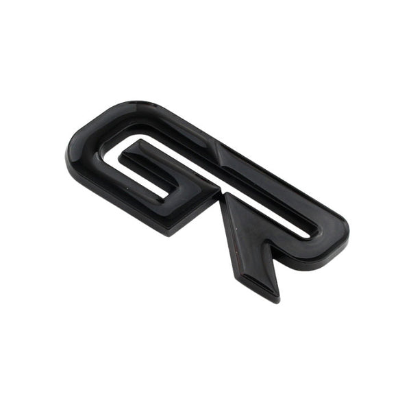 1pc Black GR 3D Metal Emblem Badge Stickers For Car Truck Bike