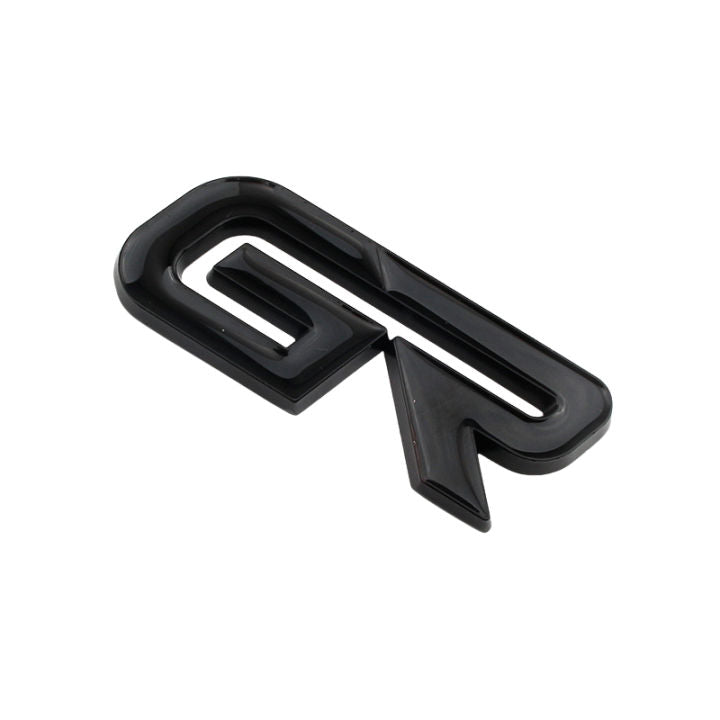 1pc Black GR 3D Metal Emblem Badge Stickers For Car Truck Bike