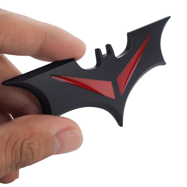 1Pc Color 3D Car Bat Metal Emblem Sitcker And Decal Decoration Halloween Birthday Gift Automotive Accessories